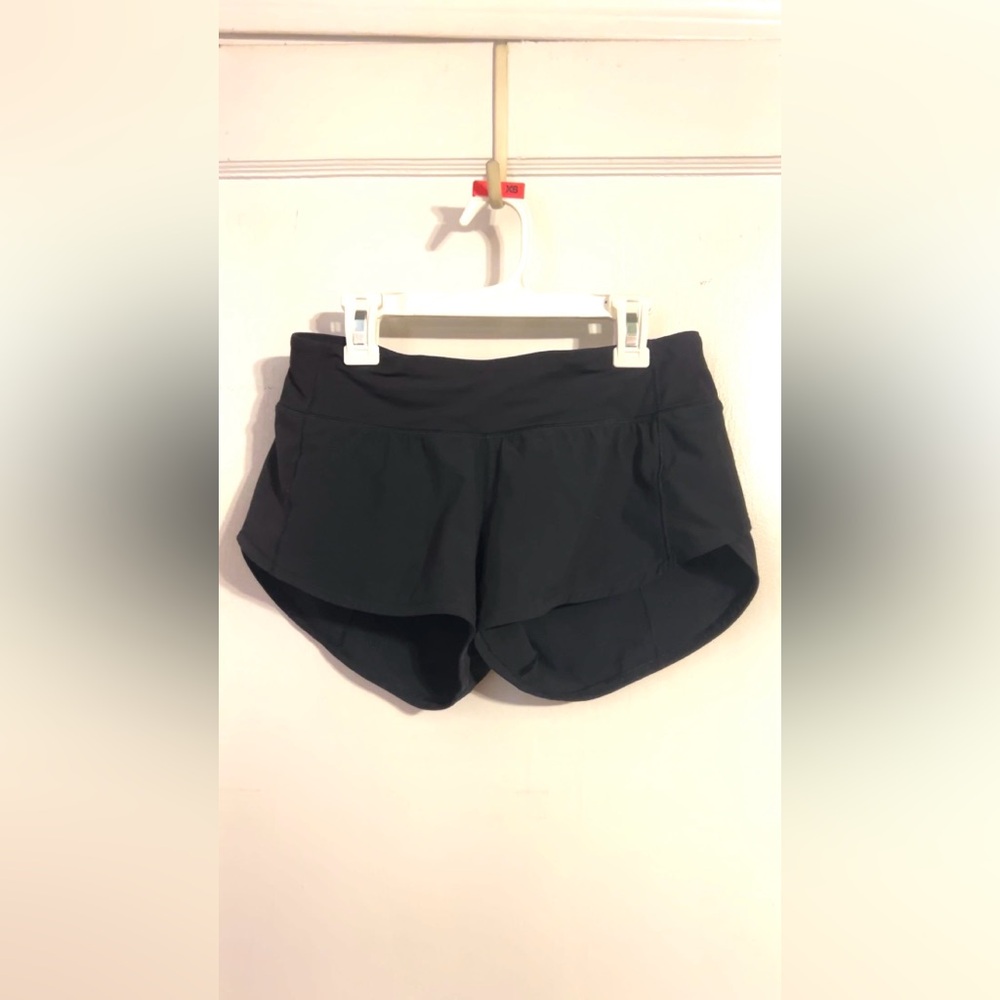 low rise lululemon speed up 2.5 black
